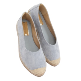 Alpargatas bailarinas azules N-2980 L.BLUE 3