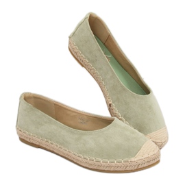 Alpargatas bailarinas verdes N-2980 L.GREEN 3