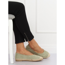 Alpargatas bailarinas verdes N-2980 L.GREEN 1