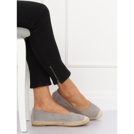 Alpargatas bailarinas grises N-2980 Grey 1