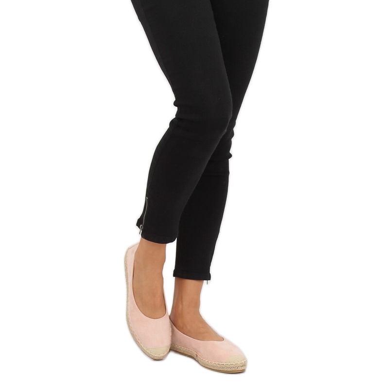 Alpargatas bailarinas rosas N-2980 Pink rosado 2