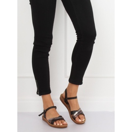 Sandalias de mujer negras TS-9 Black negro 2