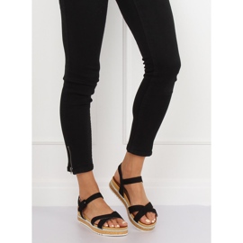 Sandalias de mujer negras Y1521 Black negro 1