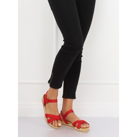 Sandalias rojas de mujer Y1521 Rojo 2