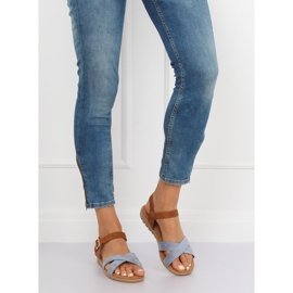 Sandalias mujer azul 999 Azul 1