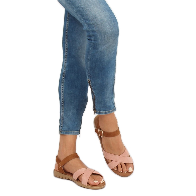 Sandalias mujer rosa 999 rosa 2