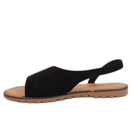 Sandalias asimétricas de mujer negras 982 Black negro 1