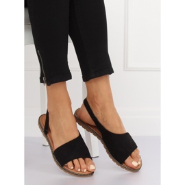 Sandalias asimétricas de mujer negras 982 Black negro 4