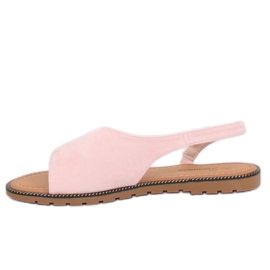 Sandalias rosa asimétricas de mujer 982 Pink rosado 3