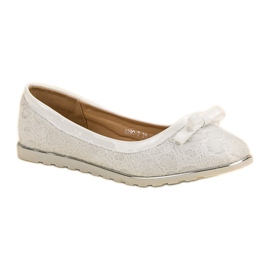 SHELOVET Bailarina con encaje blanco 1