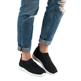 SHELOVET Calzado deportivo sin cordones negro 2