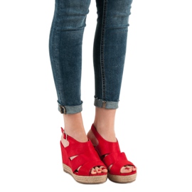 Best Shoes Alpargatas Sandalias Rojas rojo 2