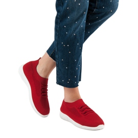 SHELOVET Calzado deportivo sin cordones rojo 5