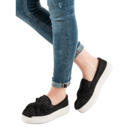 Slipons de ante con lazo VICES negro 1