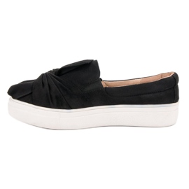 Slipons de ante con lazo VICES negro 4