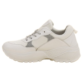 SHELOVET Zapatillas blancas de moda blanco 2