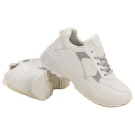 SHELOVET Zapatillas blancas de moda blanco 3
