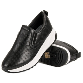 SHELOVET Zapatos sin cordones negros 1