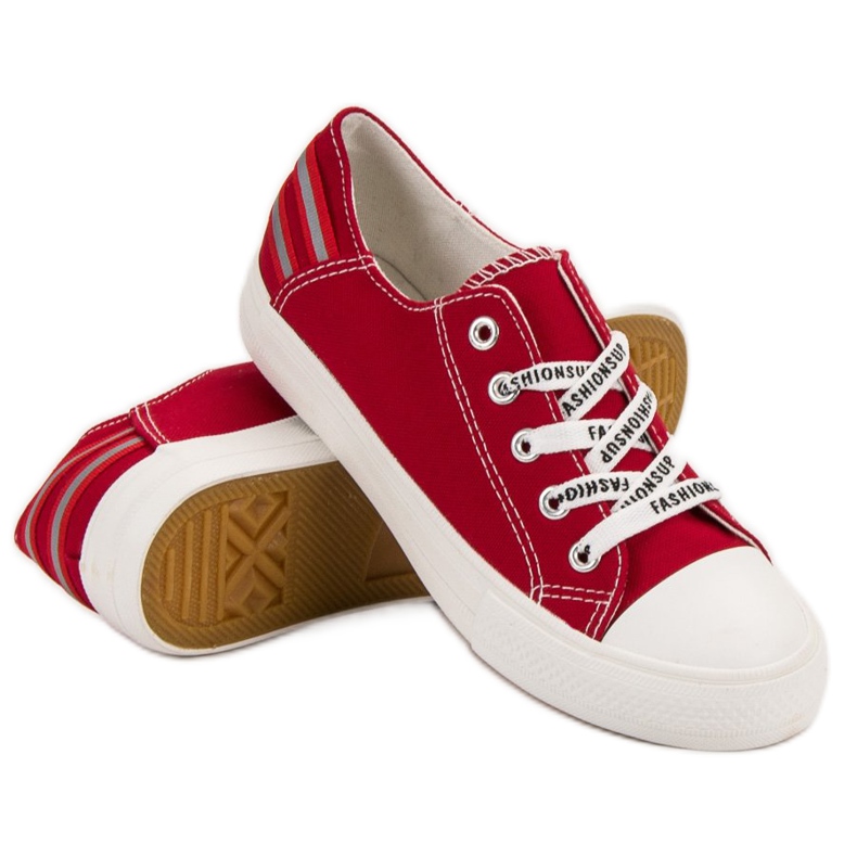SHELOVET Zapatillas bajas rojo 1 SHELOVET Zapatillas bajas rojo 1