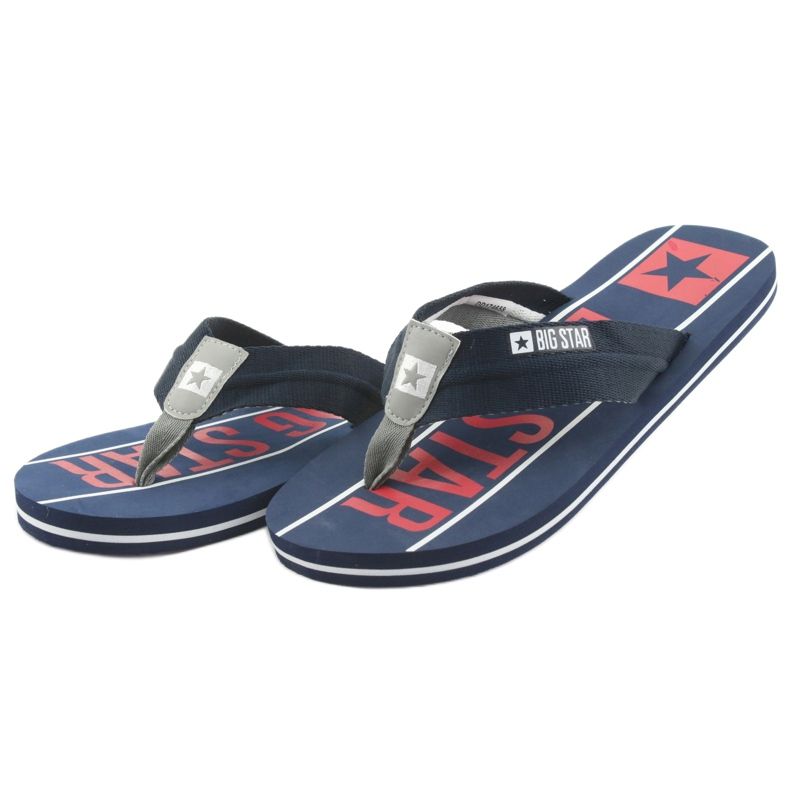 Zapatillas de hombre Big Star 174658 azul marino blanco rojo 3 Zapatillas de hombre Big Star 174658 azul marino blanco rojo 3