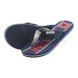 Zapatillas de hombre Big Star 174658 azul marino blanco rojo 4 Zapatillas de hombre Big Star 174658 azul marino blanco rojo 4