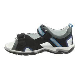 Sandalias niño nabos Bartek 19176 azul marino-gris 2