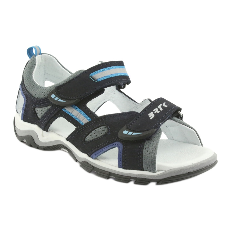 Sandalias niño nabos Bartek 19176 azul marino-gris 1