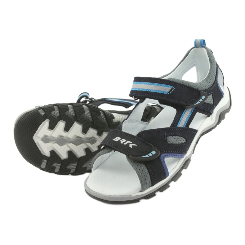 Sandalias niño nabos Bartek 19176 azul marino-gris 5