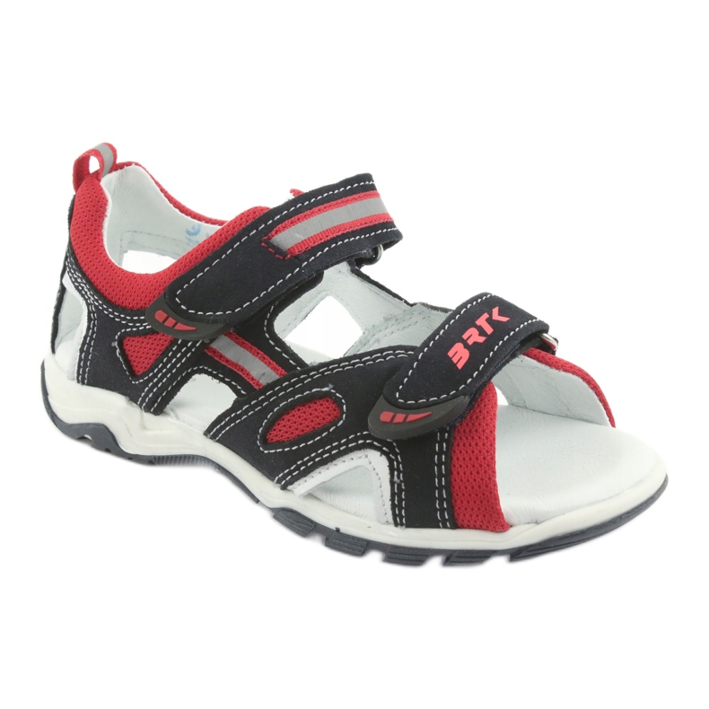 Bartek Sandalias de cuero chicos velcro 16176 marina azul 1 Bartek Sandalias de cuero chicos velcro 16176 marina azul 1