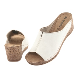 Zapatillas de mujer cuña Inblu NG002 beige 4