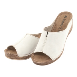 Zapatillas de mujer cuña Inblu NG002 beige 3