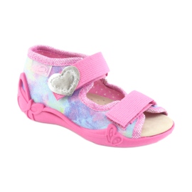 Calzado infantil befado 342P005 arcoiris azul gris amarillo rosa 2