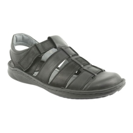 Sandalias deportivas de hombre Riko 619 negras negro 1