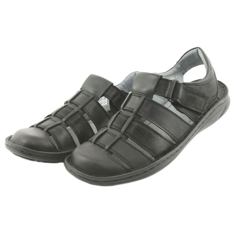 Sandalias deportivas de hombre Riko 619 negras negro 3 Sandalias deportivas de hombre Riko 619 negras negro 3