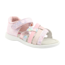 American Club GC26 sandalias rosas para niña gris 1