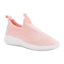 SHELOVET Calzado deportivo sin cordones rosado 3