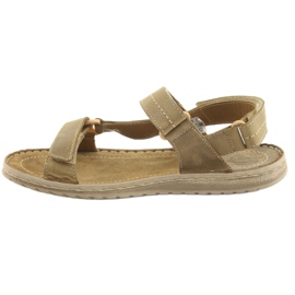 Sandalias deportivas velcro Riko 806 oliva multicolor 2