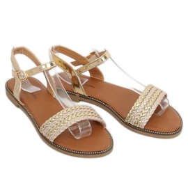 Sandalias mujer oro K-11 Gold dorado 1