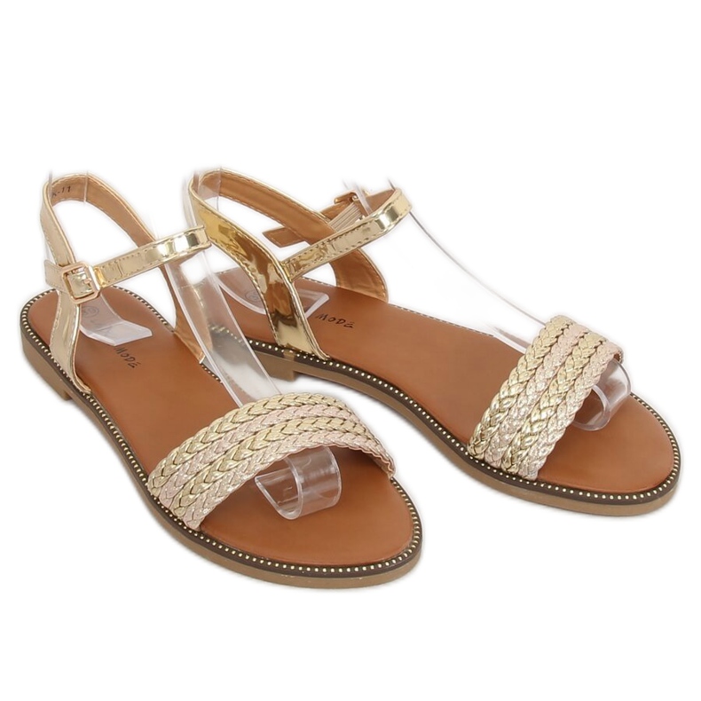 Sandalias mujer oro K-11 Gold dorado 1