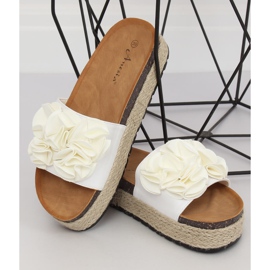 Zapatillas alpargatas blancas N-35 White blanco 1