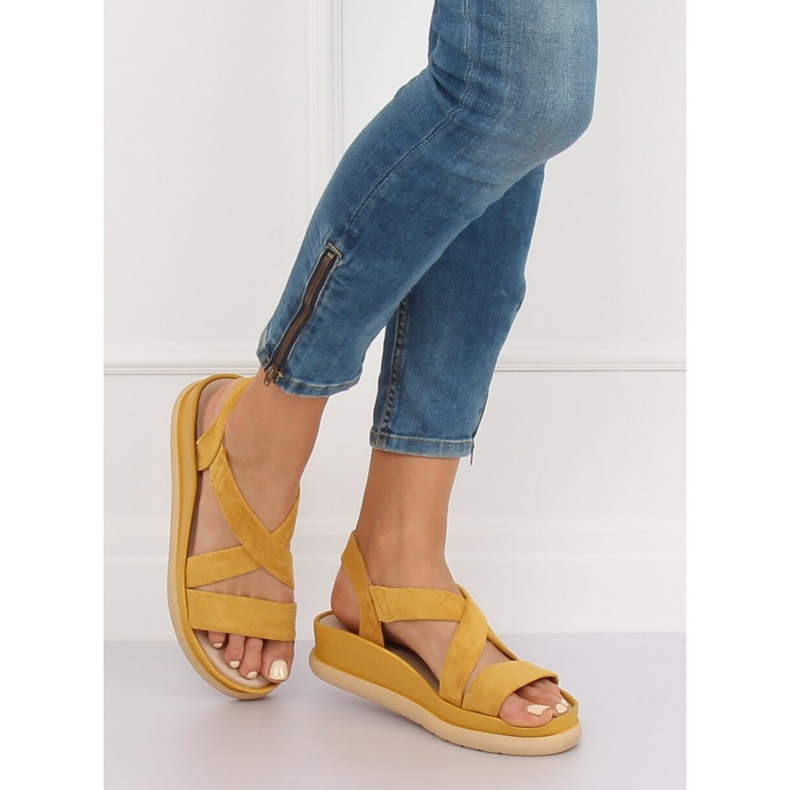 Sandalias de mujer amarillas G-199 Amarillo 1