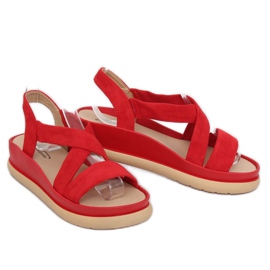 Sandalias de mujer rojas G-199 Rojo 2