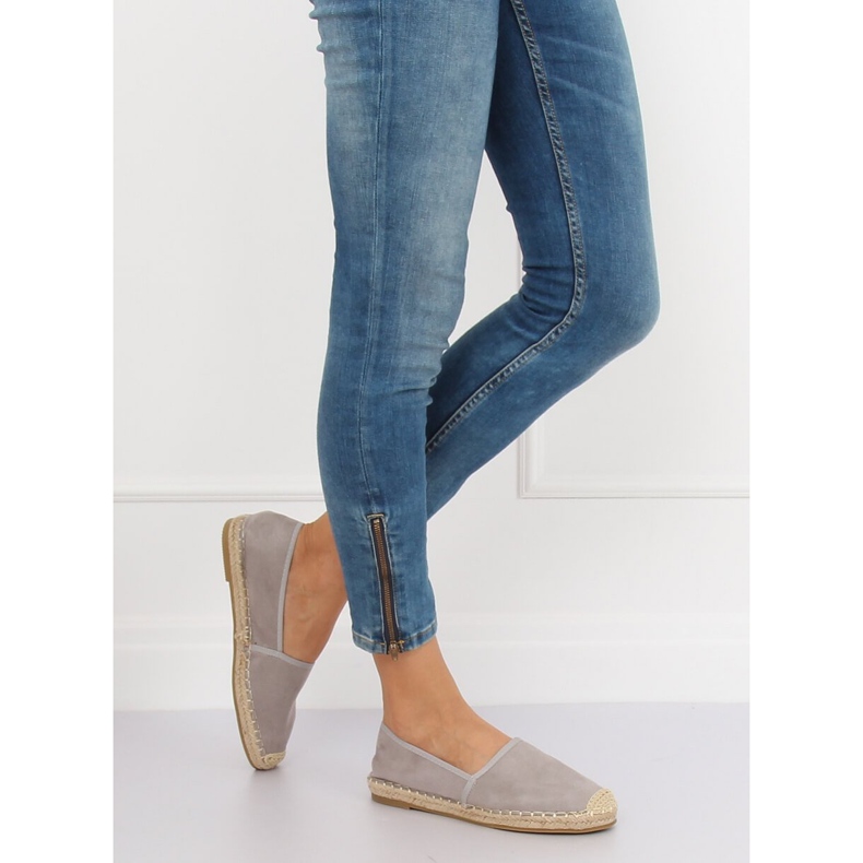 Alpargatas grises para mujer LX178 Gris 2 Alpargatas grises para mujer LX178 Gris 2