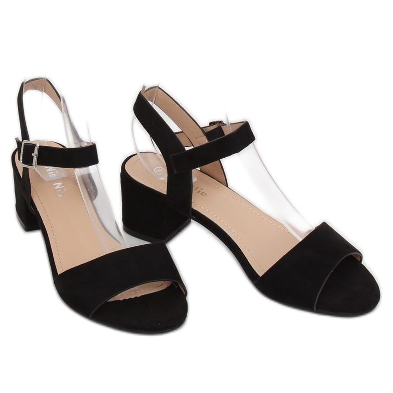 Sandalias de tacón negras 8103 Black negro 2