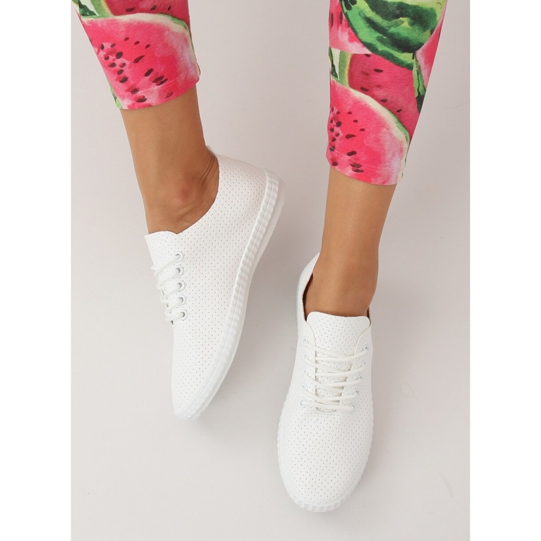 Zapatillas de mujer blancas B111-17 Allwhite blanco 2