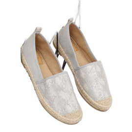 Alpargatas grises para mujer A629-ESP-1 Gris 2