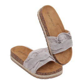 Alpargatas grises gris BJS-002 Gris multicolor 2