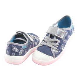 Calzado infantil befado 251Y125 gris azul marino 4