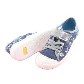 Calzado infantil befado 251Y125 gris azul marino 5