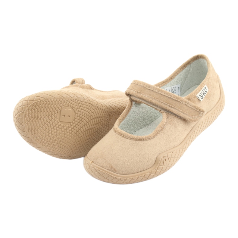 Dra. Befado Ballerinas femeninas PU-Auto 197D004 BEIGE VELCRO SILBER Insertar 5 Dra. Befado Ballerinas femeninas PU-Auto 197D004 BEIGE VELCRO SILBER Insertar 5